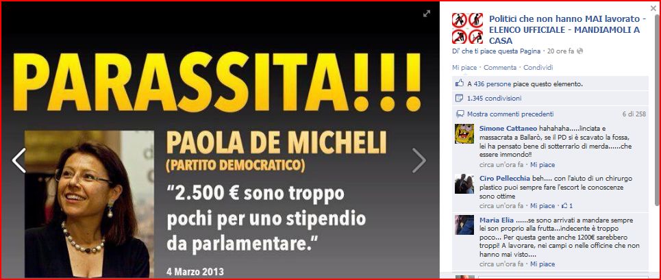 de micheli parassita