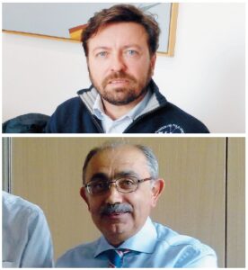 Nelle foto, dall&rsquo;alto, Francesco Milza e Maurizio Molinelli 