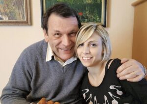 Augusto Bottioni con la figlia Stefania