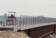 Conca di Isola Serafini, primi passi: ecco il nuovo ponte