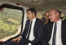 Renzi a Piacenza: sopralluogo e incontro con i sindaci dei comuni colpiti