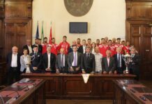 Piacenza Calcio premiato in Municipio