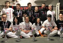 Kick Boxing, sedici medaglie per la C.E. Yama Arashi all’Athens Challenge