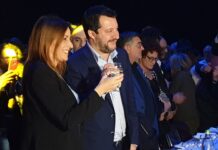 I candidati della Lega: Rancan, Stragliati, Cavalli e Cappucciati