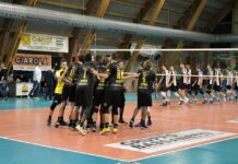 Volley B maschile, la Canottieri Ongina prova a espugnare la “Bombonera” di San Martino in Rio