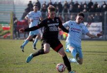 Calcio serie D girone D, una grande Vigor Carpaneto fa suo il derby: Fiorenzuola battuto 2-1