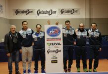 Tennistavolo A2 maschile, il Reggio Emilia Ferval “made in Piacenza” domina il derby con Modena (4-0)