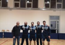 Tennistavolo A2 maschile, il Reggio Emilia “piacentino” scala anche l’Apuania Carrara (4-1) e resta in vetta