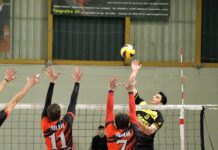 Volley B maschile girone B, la Canottieri Ongina è lanciatissima: 3-2 al Concorezzo e vetta agganciata