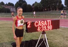 Strabiliante Emma Casati: record provinciale e seconda prestazione italiana dell’anno