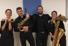 Sabato il Piacenza Saxophone Quartet sotto le stelle a Ponte dell’Olio