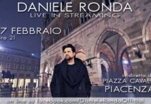 DANIELE RONDA in concerto live streaming – Piazza Cavalli 17 febbraio 2021 ore 21