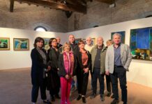 Rotary Club Fiorenzuola in visita alla mostra dedicata a Bruno Cassinari a Castell’Arquato