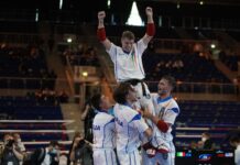 Kickboxing, Davide Colla chiude la carriera con l’oro a squadre nel Mondiale di Jesolo