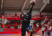 Blu Basket espugna Piacenza e sale al quarto posto. La Bakery cede 63-79