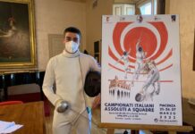 Campionati italiani di scherma a Piacenza, presentata la locandina disegnata da Freghieri