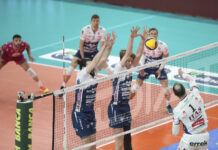 Gas Sales Bluenergy Volley Piacenza perde 3-0 con Itas Trentino