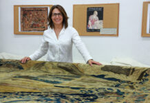Galleria Alberoni, presentato il restauro degli arazzi della serie di Alessandro Magno