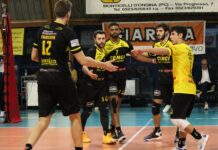 Volley serie B maschile girone A, Canottieri Ongina in Piemonte a caccia del poker