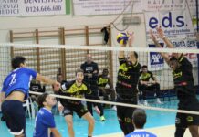 Volley serie B maschile – Canottieri Ongina non sovrasta l’Alto Canavese (3-1)