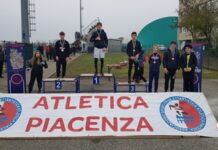 Atletica Piacenza in festa alla Campestre provinciale