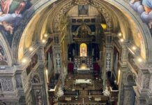 Santa Maria di Campagna, Cena di Natale nel refettorio del convento francescano