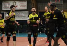 Volley serie B maschile – Canottieri Ongina perfetta e spietata: la capolista Acqui va al tappeto (3-0)