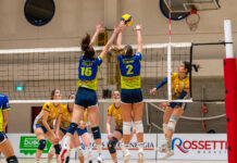 Volley serie B2 femminile – Colpaccio di Rossetti Market Conad, piegata Mirandola (3-2)