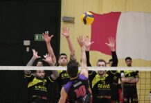 Volley play off serie B maschile, la corsa della Canottieri Ongina si interrompe a Malnate (3-1)
