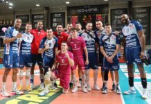 Quarta vittoria per i biancorossi del Gas Sales Bluenergy Volley: battuta Pallavolo Padova