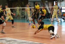Volley serie B maschile girone D, la Canottieri Ongina chiude la stagione con un punto