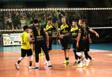 Volley serie B maschile girone C, per la Canottieri Ongina buon test contro Garlasco (1-3)