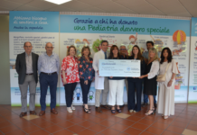 Donazione di 9.600 euro a Il Pellicano Piacenza. Saranno investiti in progetti a favore di Pediatria e neonatologia
