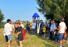 Roncaglia ha un nuovo parco giochi, l’inaugurazione con sindaca e vicesindaco