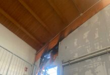 Incendio all’Istituto Mattei di Fiorenzuola
