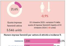 Imprese femminili a Piacenza, lieve calo a fine settembre: – 18 aziende