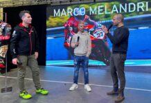 Marco Melandri a “Due tempi bei tempi” che registra 12.000 visitatori
